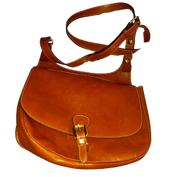 PATRICIA NASH London Smooth Leather Saddle Bag - Picture 1 of 13